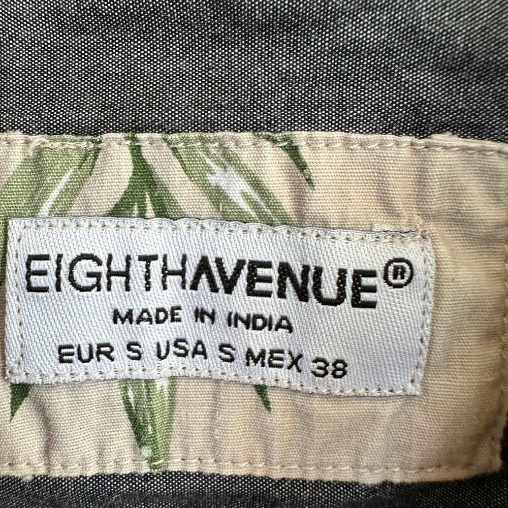 Eighth Avenue Tropical Floral Hawaiian Shirt Button Front Short Sleeve SMALL - Picture 7 of 9